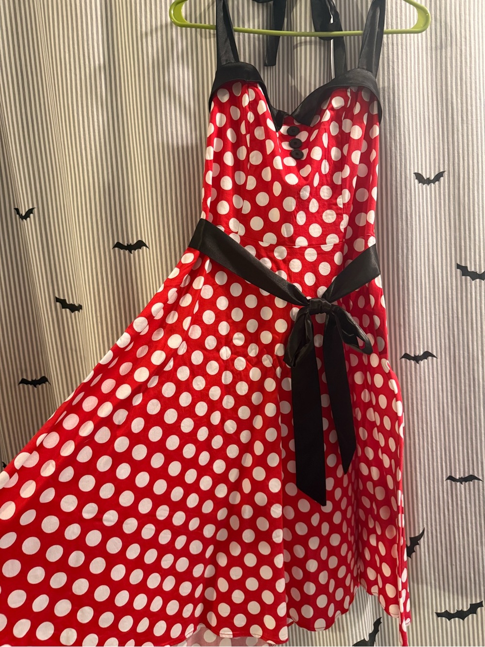 Vintage Women 1950s Rockabilly Swing Pinup Dress